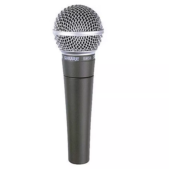 מיקרופון דינמי Shure SM58 להשכרה