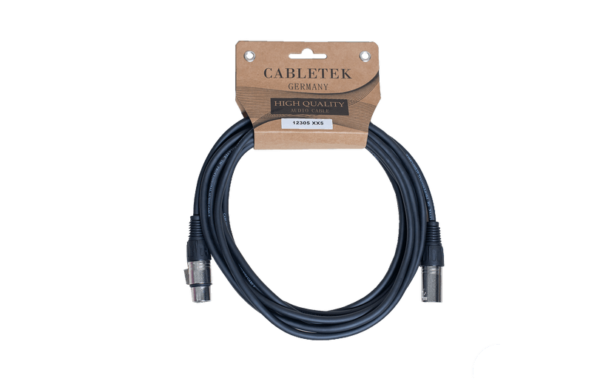 XLR מטיפוס ניוט, זכר לנקבה 5 מ`
