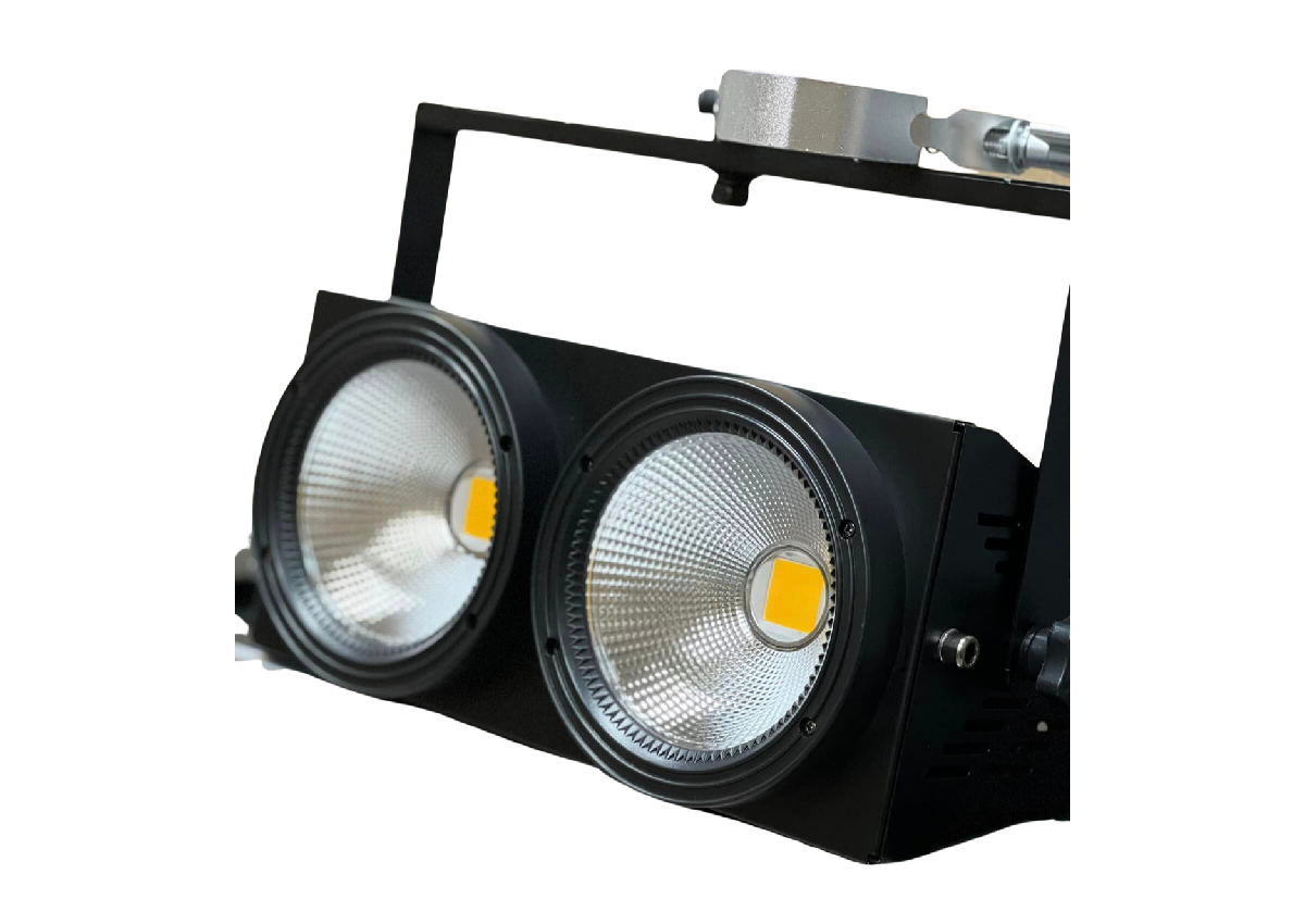 פנס TWO LIGHT LED 2x100W לבן חם LIGHTEK 2 יחידות