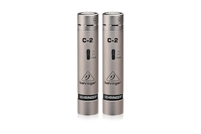 זוג מיקרופונים אולפניים BEHRINGER C2