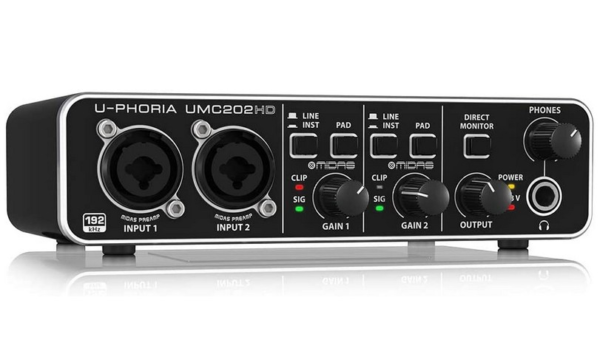 כרטיס קול BEHRINGER ‏U-PHORIA UMC202HD