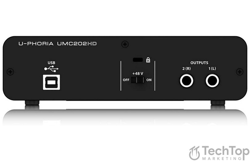 כרטיס קול 2 כניסות ו- 2 יציאות + MIDI דגם UMC204HD – תמונה 2