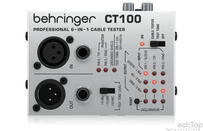 בודק כבלים BEHRINGER – תמונה 2