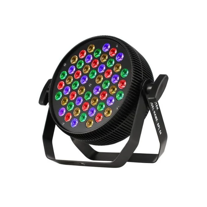פנס לד(פיתה) מחליף צבע, 54x3W RGBW