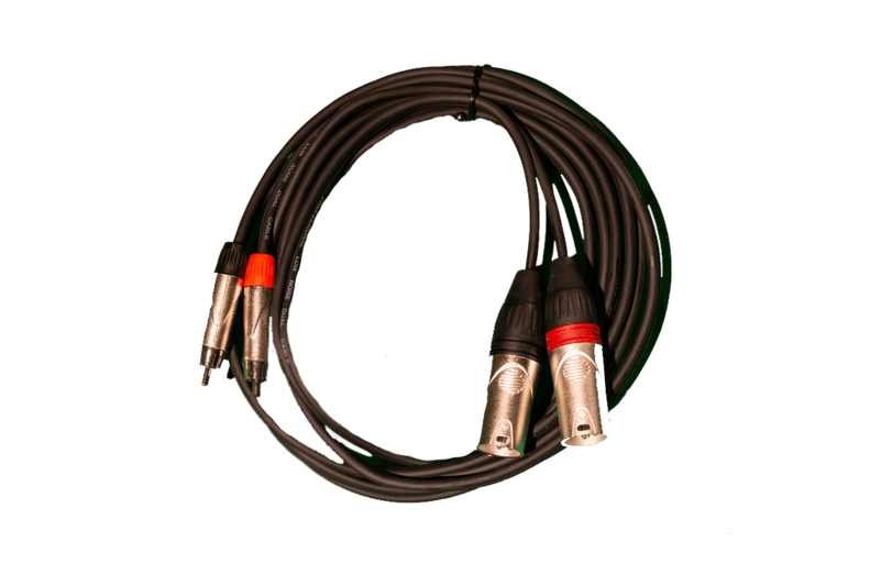 כבל RCA-XLR זוגי